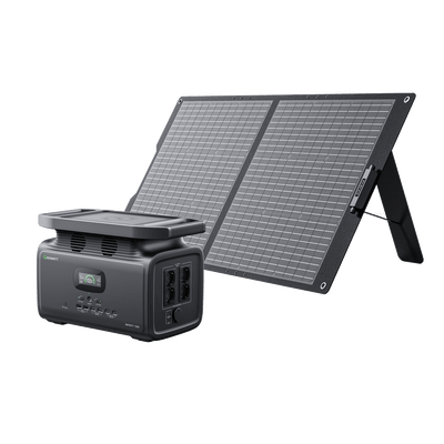 Infinity 1500 tragbare Powerstation mit 100W Solarpanel